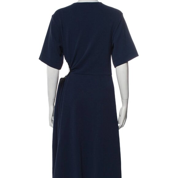 See by Chloé Navy Cutout Side-Tie Midi Dress — Size S - Picture 2 of 4